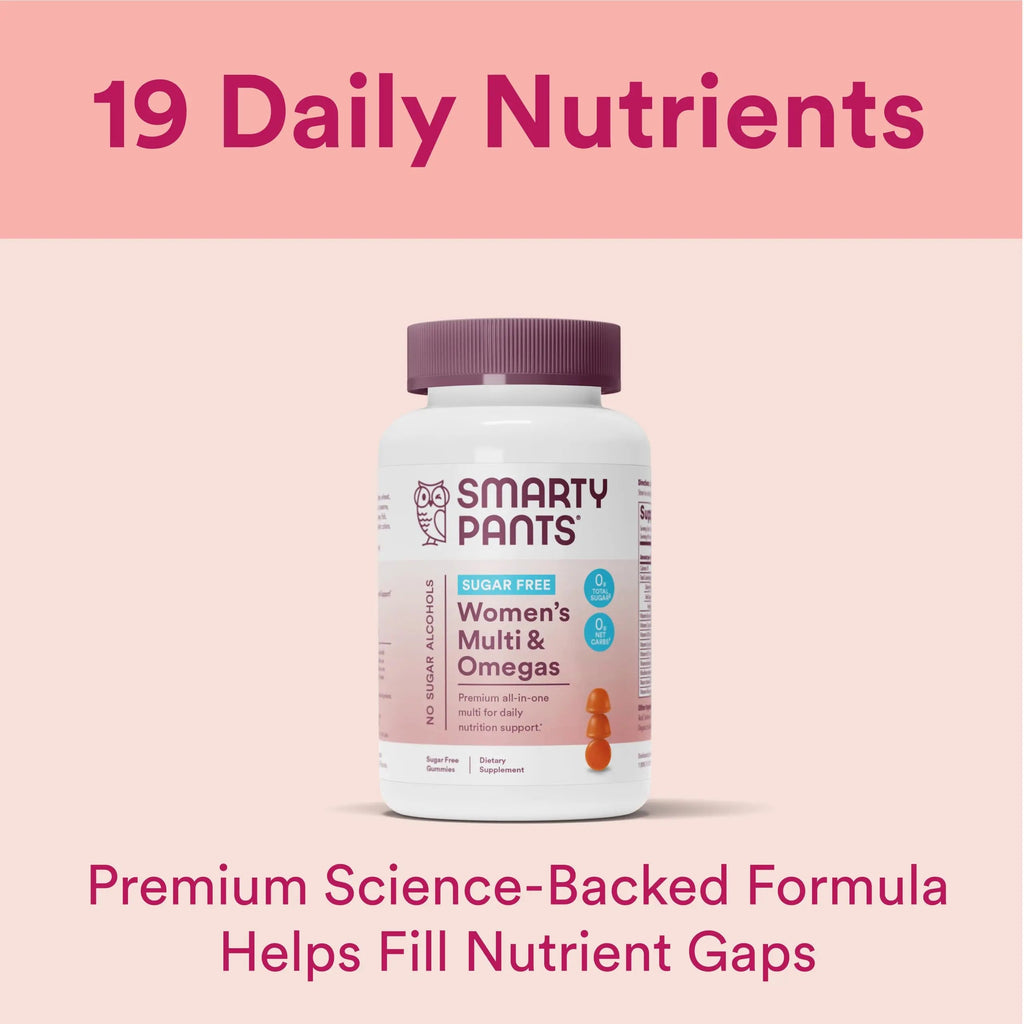 SmartyPants Women's Multivitamin Gummies, Sugar Free: Biotin, Methylfolate, Omega 3 (ALA), Vitamin D3, C, Vitamin B12 SmartyPants Au supplements