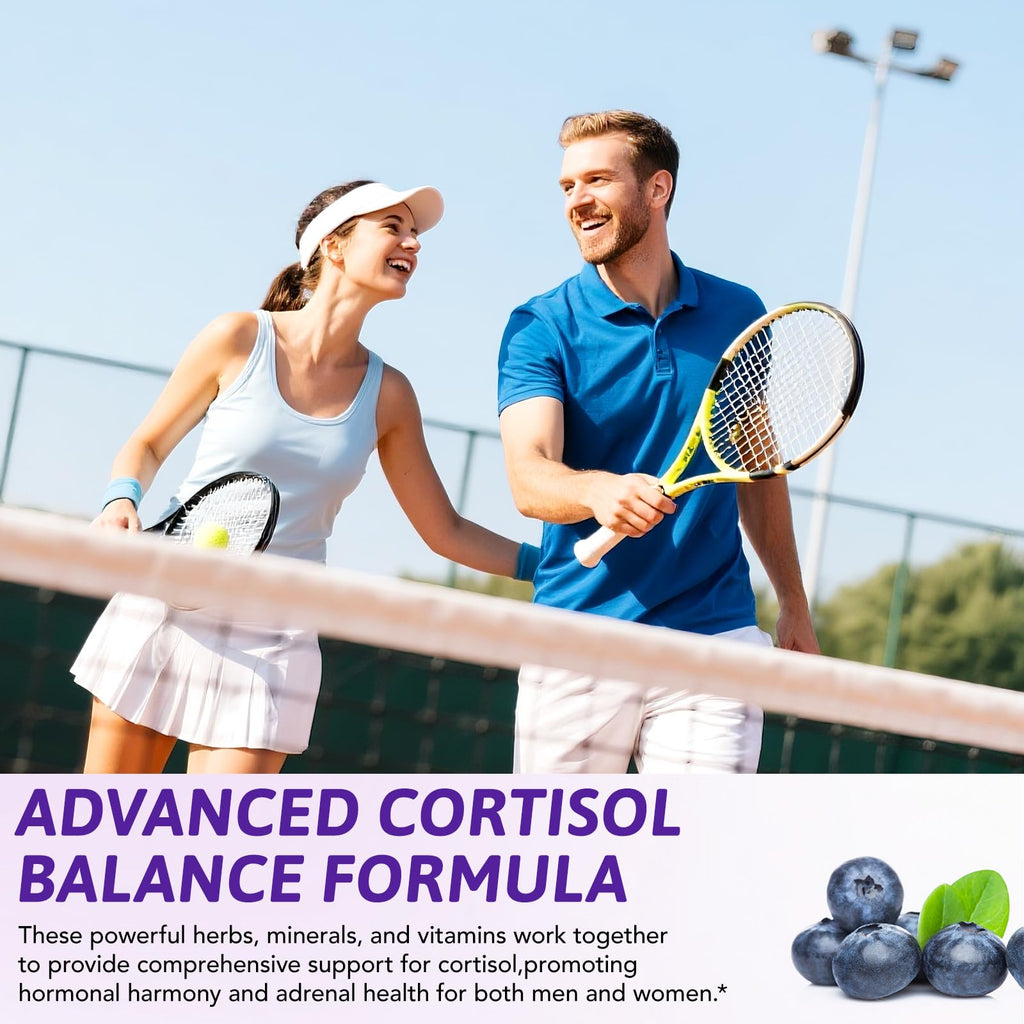 NIFEISHI Cortisol Reducer & Manager Liquid Drops for Women & Men | Cortisol Supplements with Ashwagandha & Magnesium | 9-in-1 Stress & Mood Support, Blueberry Flavor-2.02 floz NIFEISHI Au supplements