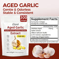 ELARE Aged Garlic Extract Capsules, Odorless Garlic 15:1 Extract Formula - 600 Count, Garlic Supplement, 2-Year Matured