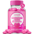 Hormone Balance For Women Gummies + PMS Relief Supplement - Supports Mood Swings, Clear Skin, Reduced Cramps and Bloating - Hormonal PMS Gummies PCOS Vitamin with Cranberry, Dong Quai (60 Gummies) Nutravia Au supplements