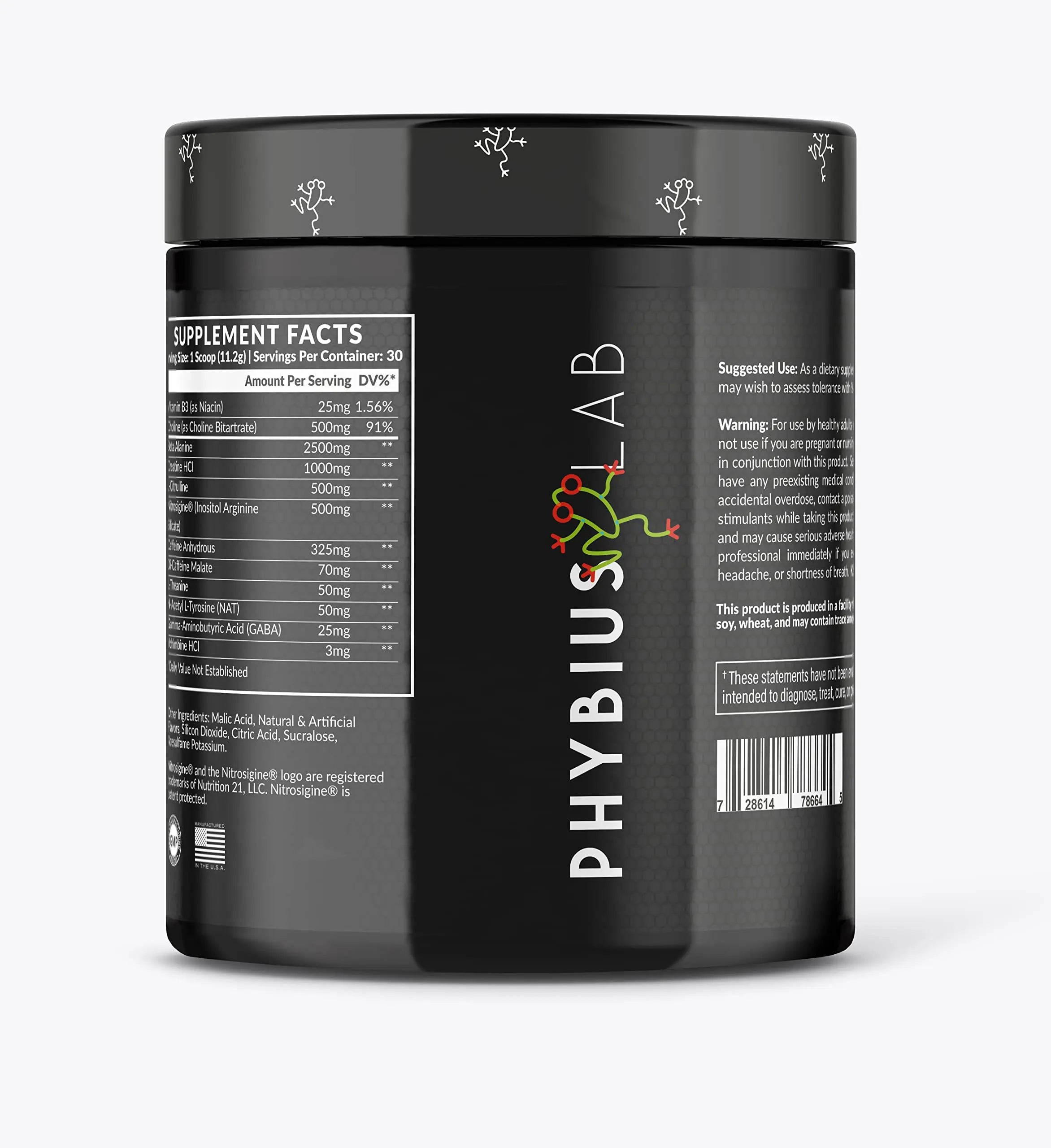 PHYBIUS Lab AM Pre-Workout (Sour Watermelon) Focus, Strength, Powder, 30 Servings PHYBIUS Lab Au supplements