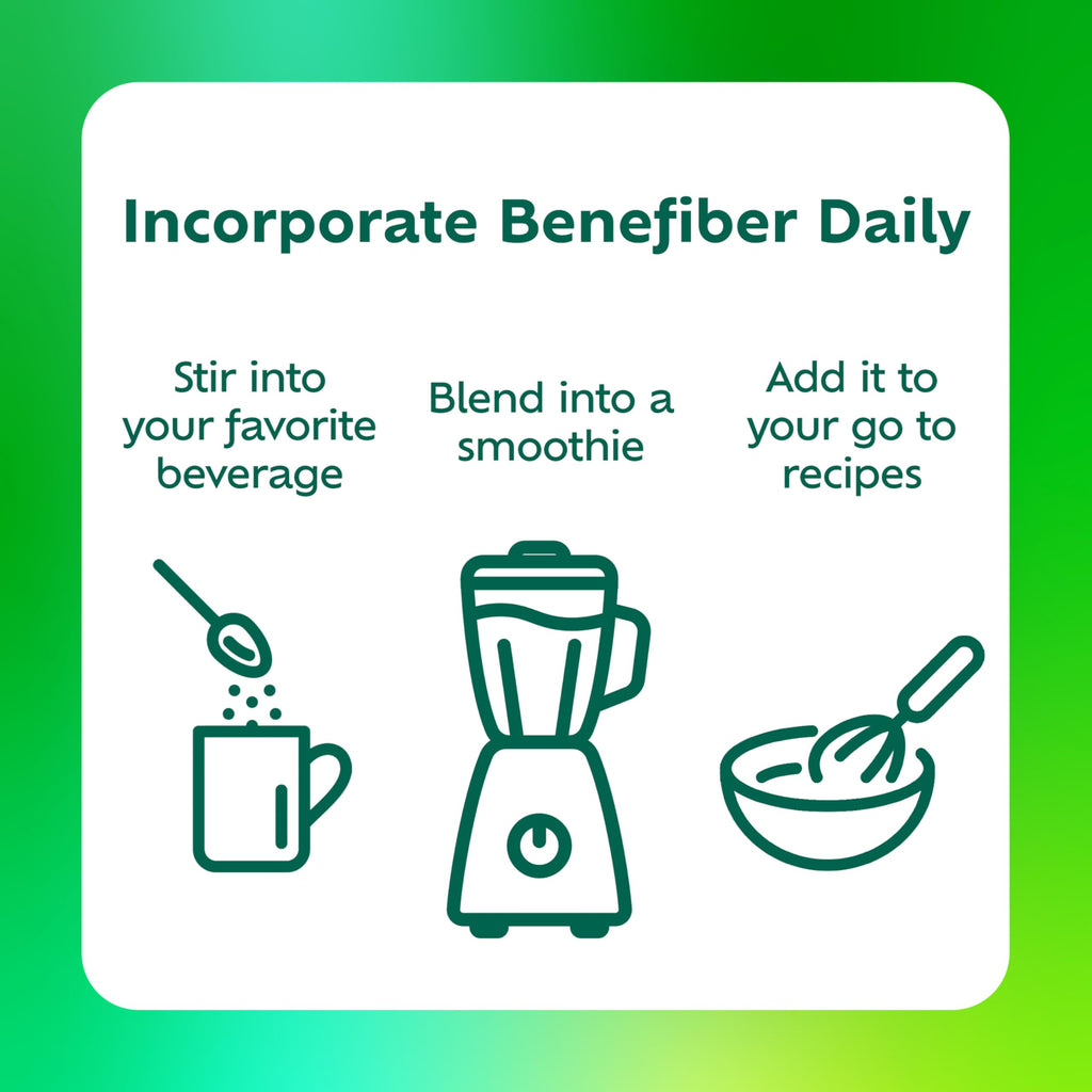 Benefiber Daily Prebiotic GLP-1 Friendly Fiber Supplement Powder for Digestive Health, Unflavored - 250 Teaspoons (17.6 Ounces)