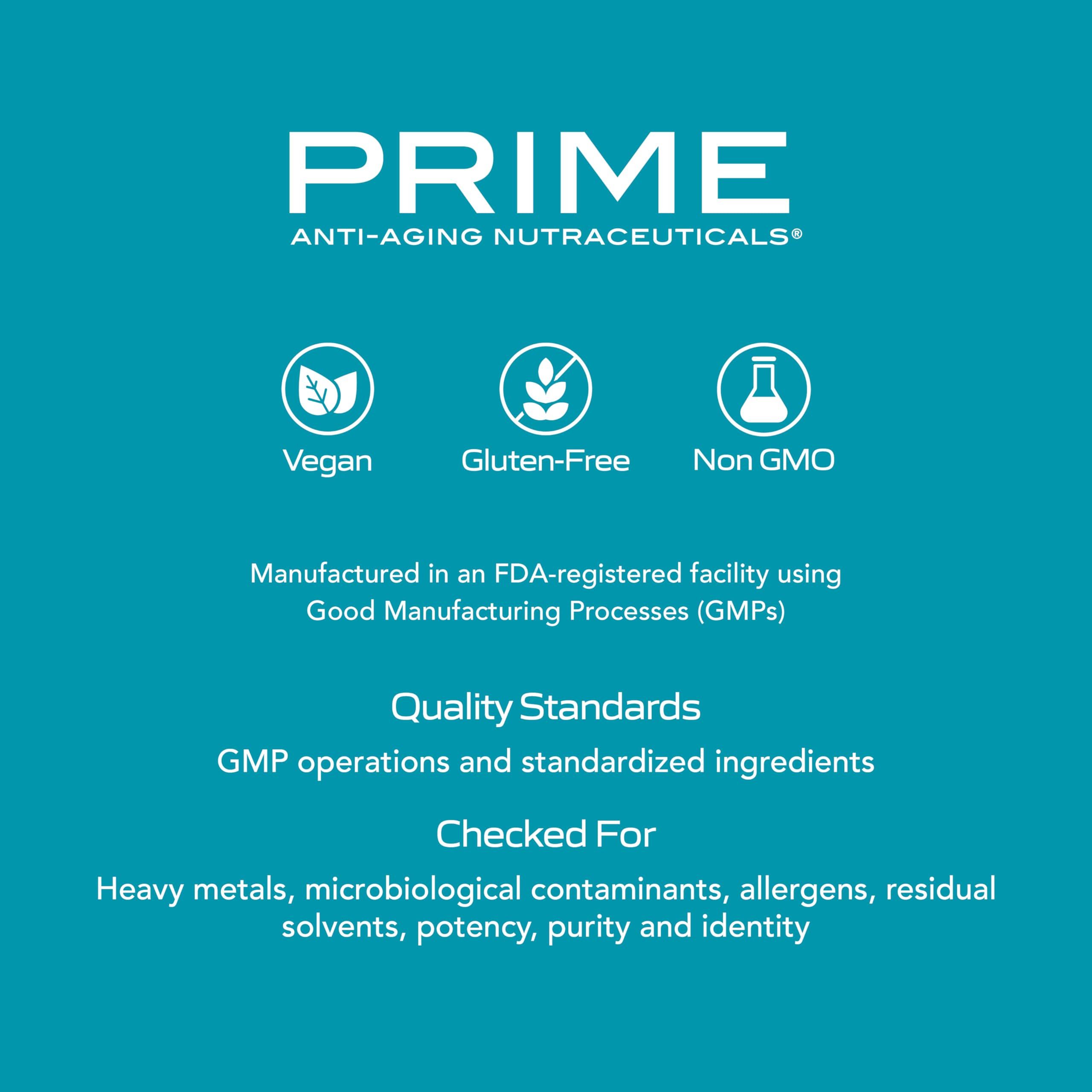 PRIME Anti-Aging Nutraceuticals NAD+ – Nicotinamide Riboside & Pterostilbene Supplement for Cellular Energy, Healthy Aging & Vitality, Vegan, Gluten-Free, 30 Servings PRIME Au supplements