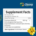 LeaforClensey Citrus Bergamot Liquid Drops for High Cholesterol, Bergamot Extract Blend Supplements with Red Yeast Rice & CoQ10 for Heart