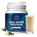 MRM Nutrition Egg White Protein - Sugar Free Vanilla Flavored Powder, 23g Fat-Free Protein with Digestive Enzymes, Free of Dairy, Gluten, and Soy, High Biological Value - 20 Servings