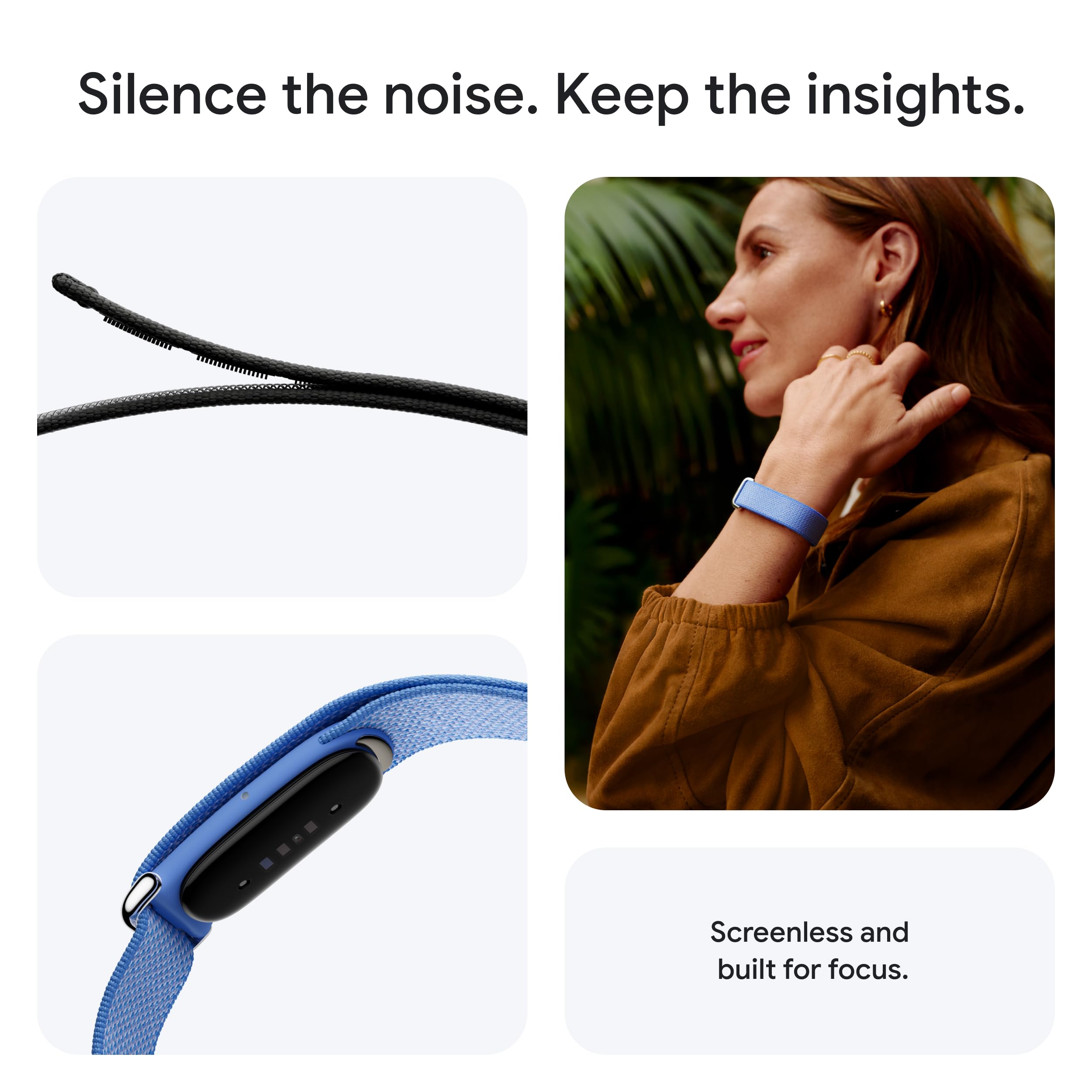 Google Fitbit Air - Screenless Activity Tracker with Fitness, Heart Rate, and Sleep Tracking - Personalized AI-Powered Coaching - Up to 7 Days’ Battery Life - Works with iOS and Android - Berry Fitbit Au supplements