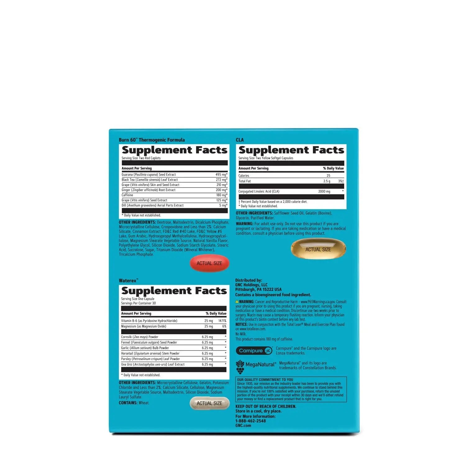 GNC Total Lean Total Lean Burn & Define VitaPak - 30 Vitapaks GNC Au supplements