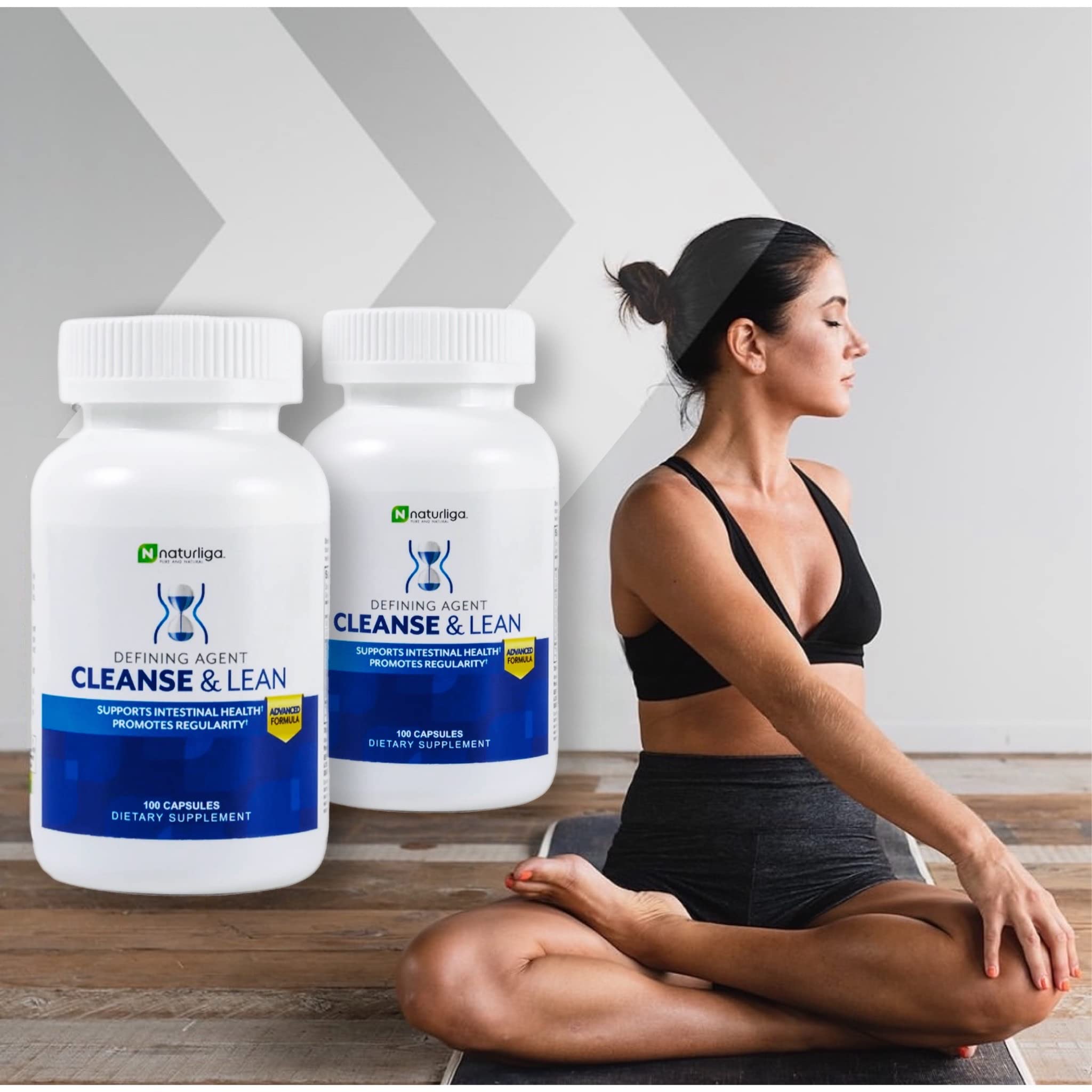 Max Muscle Naturaliga Cleanse and Lean Defining Agent Herbal Cleanse for Regularity w/Natural Detoxifying Ingredients for Gut Health Colon Detox