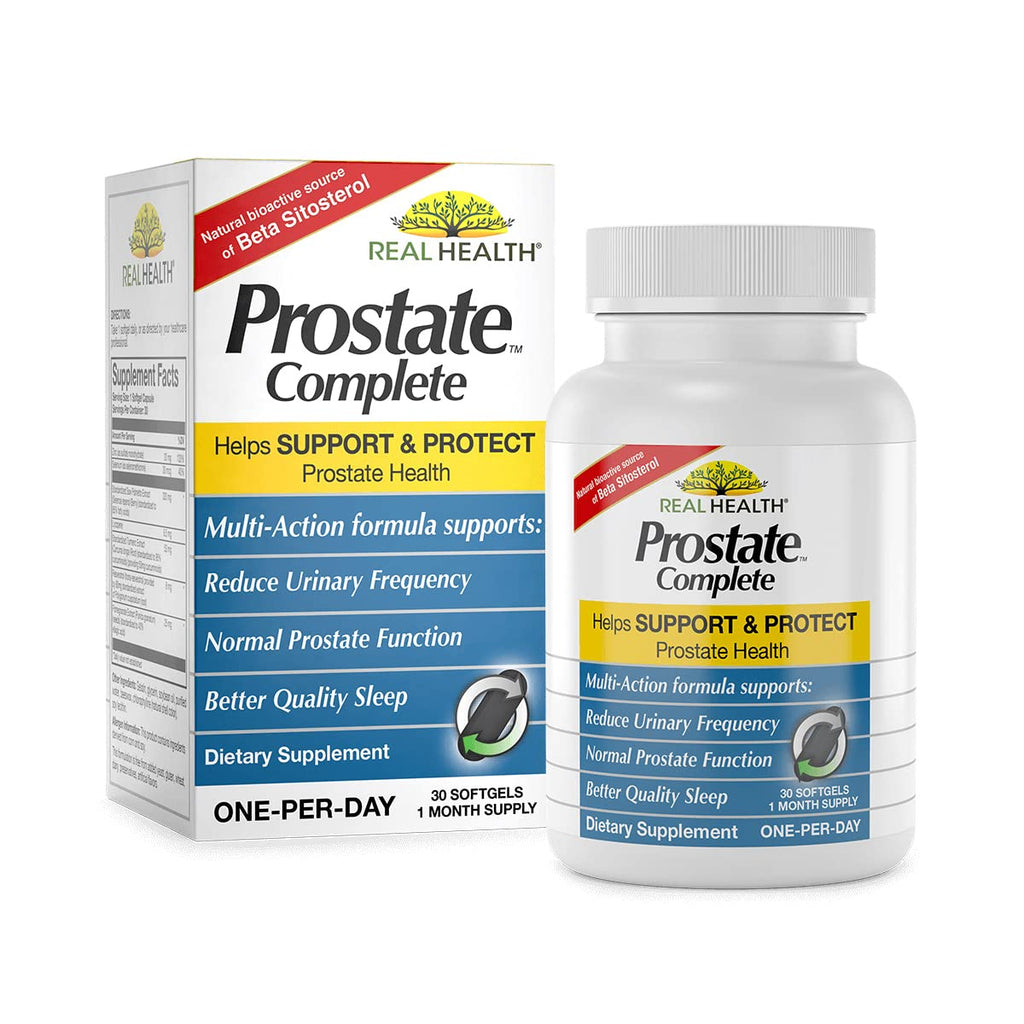 Real Health The Prostate Formula - Prostate Health Supplements for Men, Saw Palmetto Formula for Healthy Bladder and Urinary Support,
