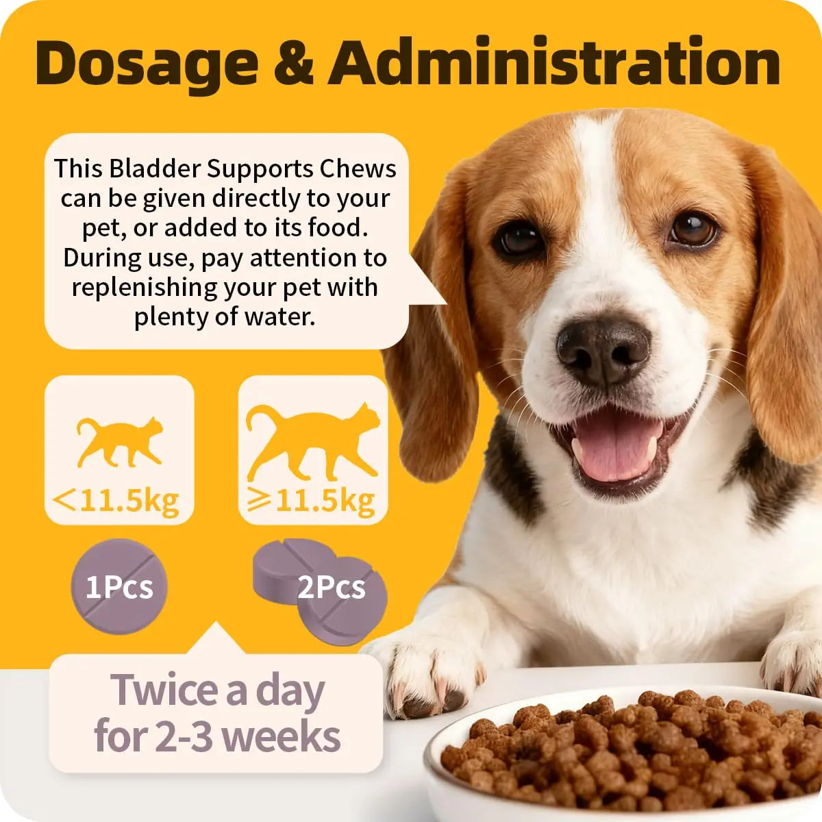 Cassiel Pet Bladder Supports Chews for Urinary Tract Health, Infection Treatments, Bladder Health, Dog UTI, Bladder Stones, Incontinence Support, Urinary Pain Relief for Cat & Dog 10 Chews (1 Bottle) Cassiel pet Au supplements