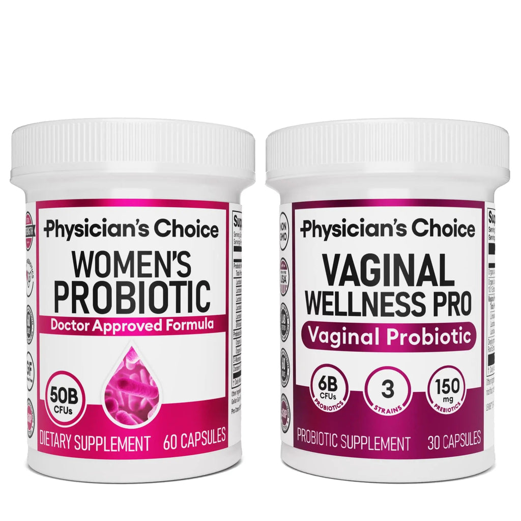Physician's CHOICE Feminine Power Duo Bundle - Vaginal Probiotic 30ct + Womens Probiotic 60ct Physician's CHOICE Au supplements