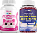 Elysx Kids Methylated Multivitamin Chewable & Liposomal Magnesium Glycinate 400mg Gummies, Immune & Brain, Muscle & Relax Elysx Au supplements