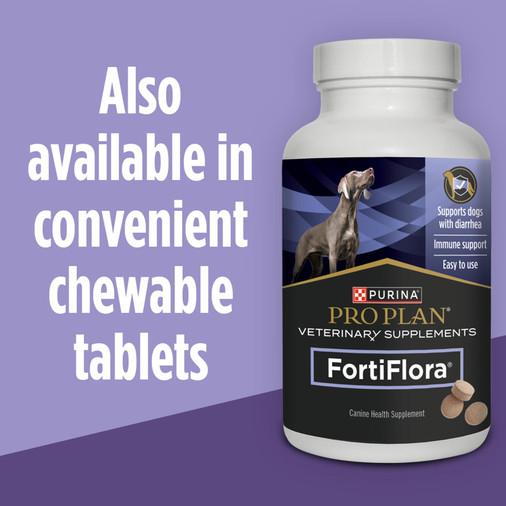 Purina Pro Plan Veterinary Supplements FortiFlora Daily Probiotics for Dogs, Helps Digestive Gut Health and Diarrhea - 30 ct. Box Pro Plan Veterinary Diets Au supplements