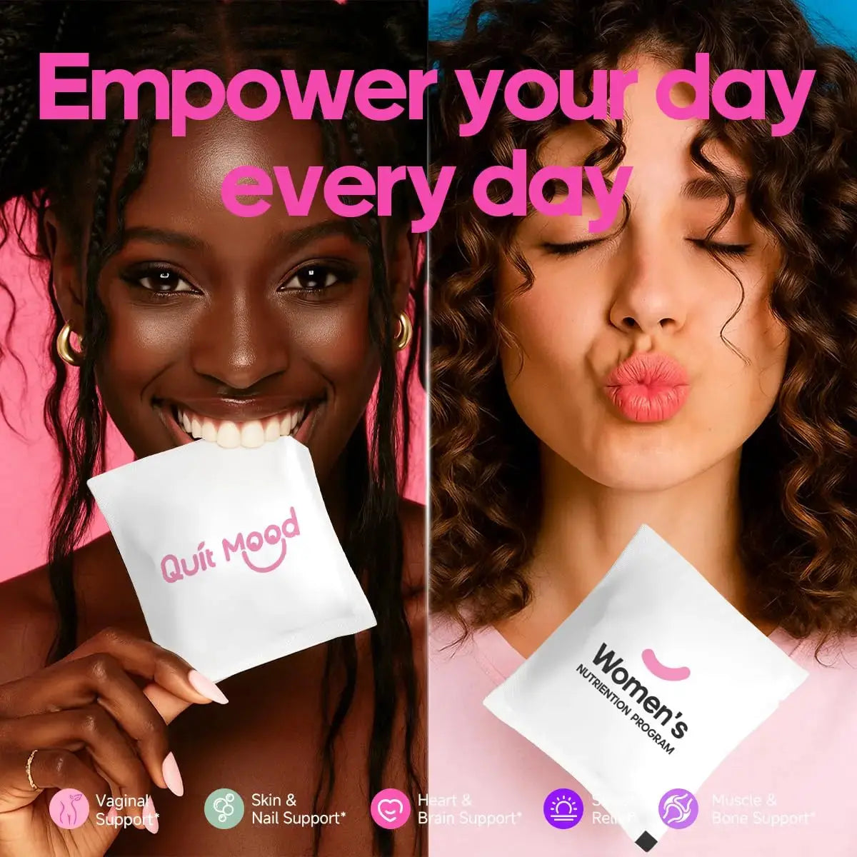 Multivitamin for Women Daily Vitamin Packs for 30 plus with Ashwagandha, D3 + K2, Probiotics&NR 1000 | Supplement for Beauty, Stress Relief Quit mood Au supplements