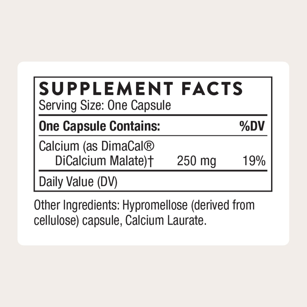 THORNE - Calcium - (Formerly DiCalcium Malate) - Chelated Calcium for Enhanced Absorption with DimaCal for Bone Density Support