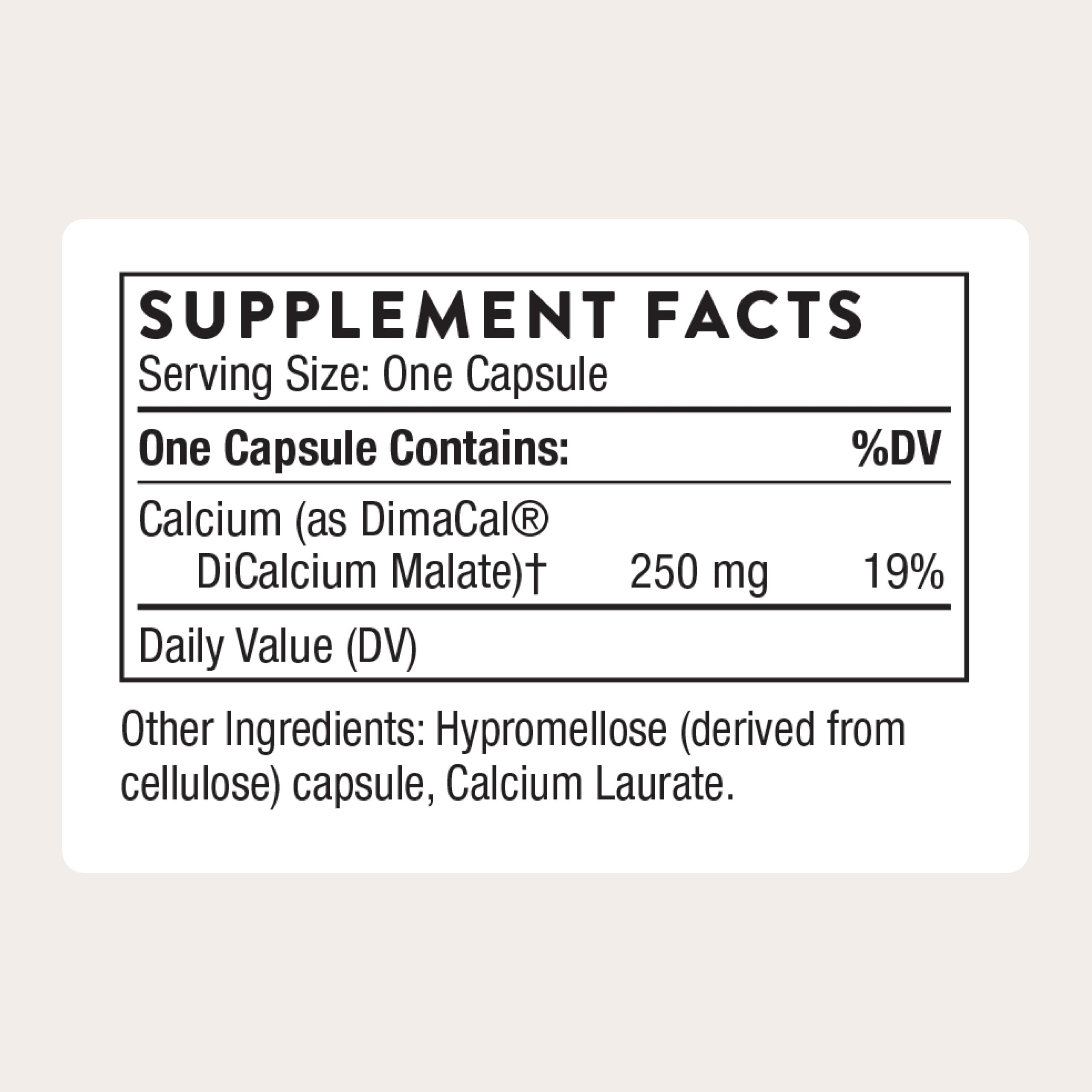 THORNE - Calcium - (Formerly DiCalcium Malate) - Chelated Calcium for Enhanced Absorption with DimaCal for Bone Density Support