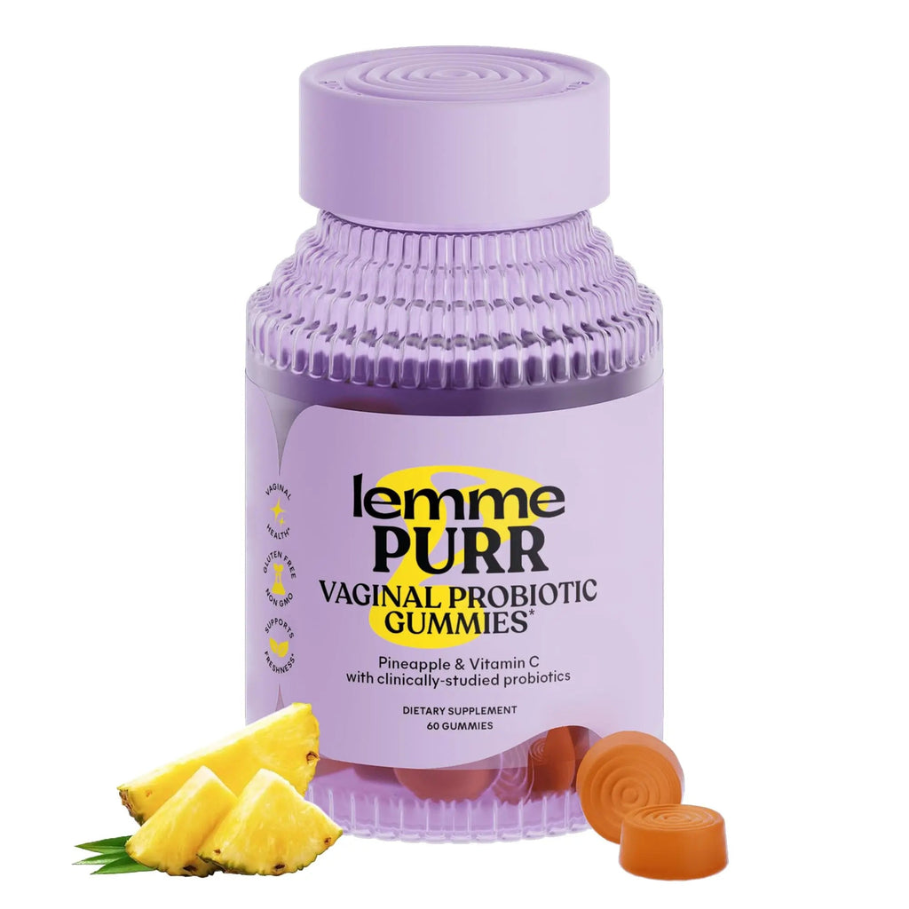 Lemme Purr Vaginal Probiotic Gummies for Women - Balanced pH, Healthy Odor, Yeast Balance & Flora Support Lemme Au supplements
