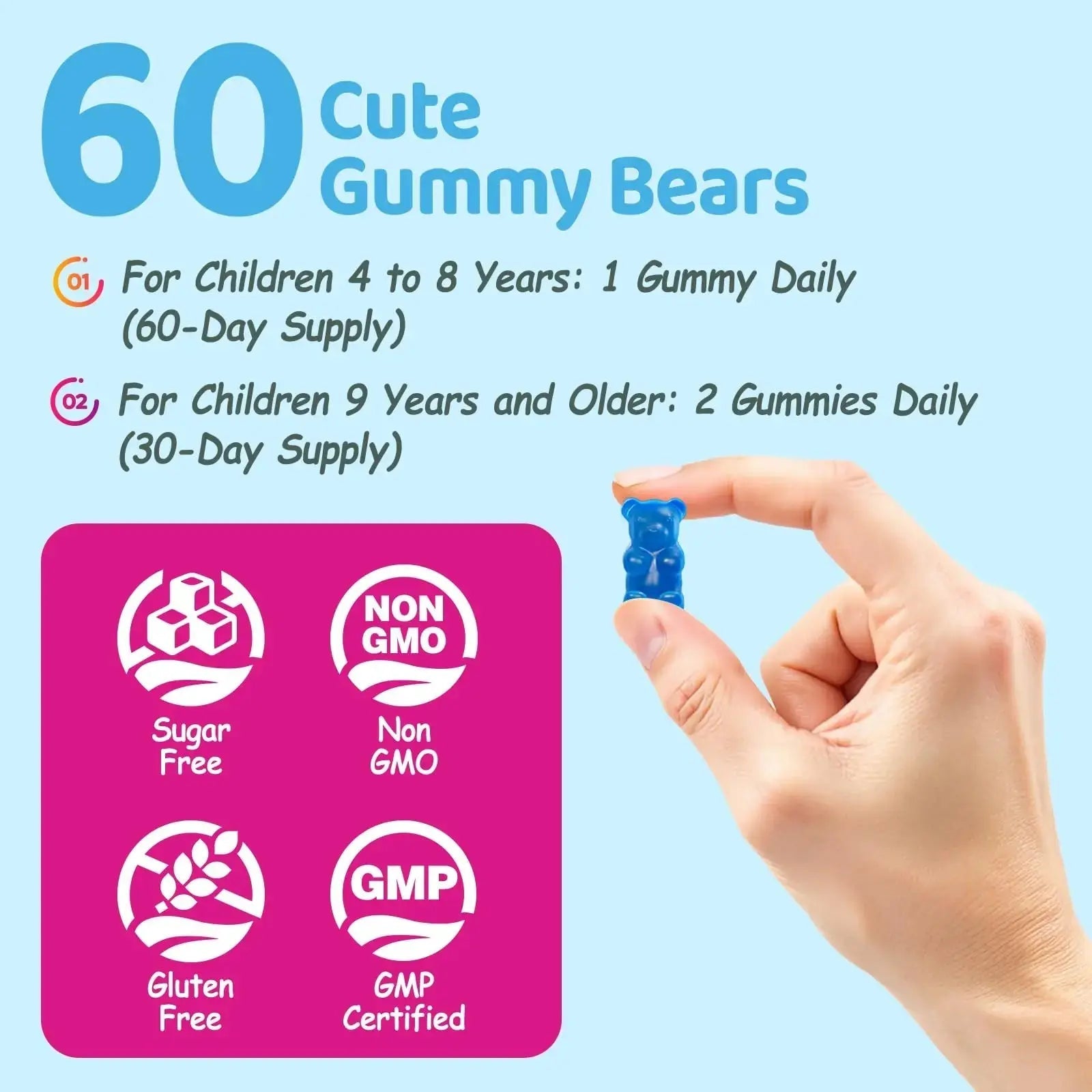Kids Methylated Multivitamin - MTHFR Multivitamin for Kids & Teens 4+, L Methylfolate & B12, 13 Vitamins, Vegan Omega-3 NATISLAND Au supplements