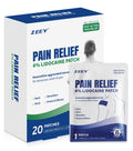 ZEEY 4% Lidocaine Pain Relief Patches, Maximum Strength OTC, for Back, Knee, Neck, Shoulders, Joints, Muscle Soreness, Fast Acting, Topical Anesthetic, Large Gel Patch, 5.5" x 3.94", 20Ct ZEEY Au supplements