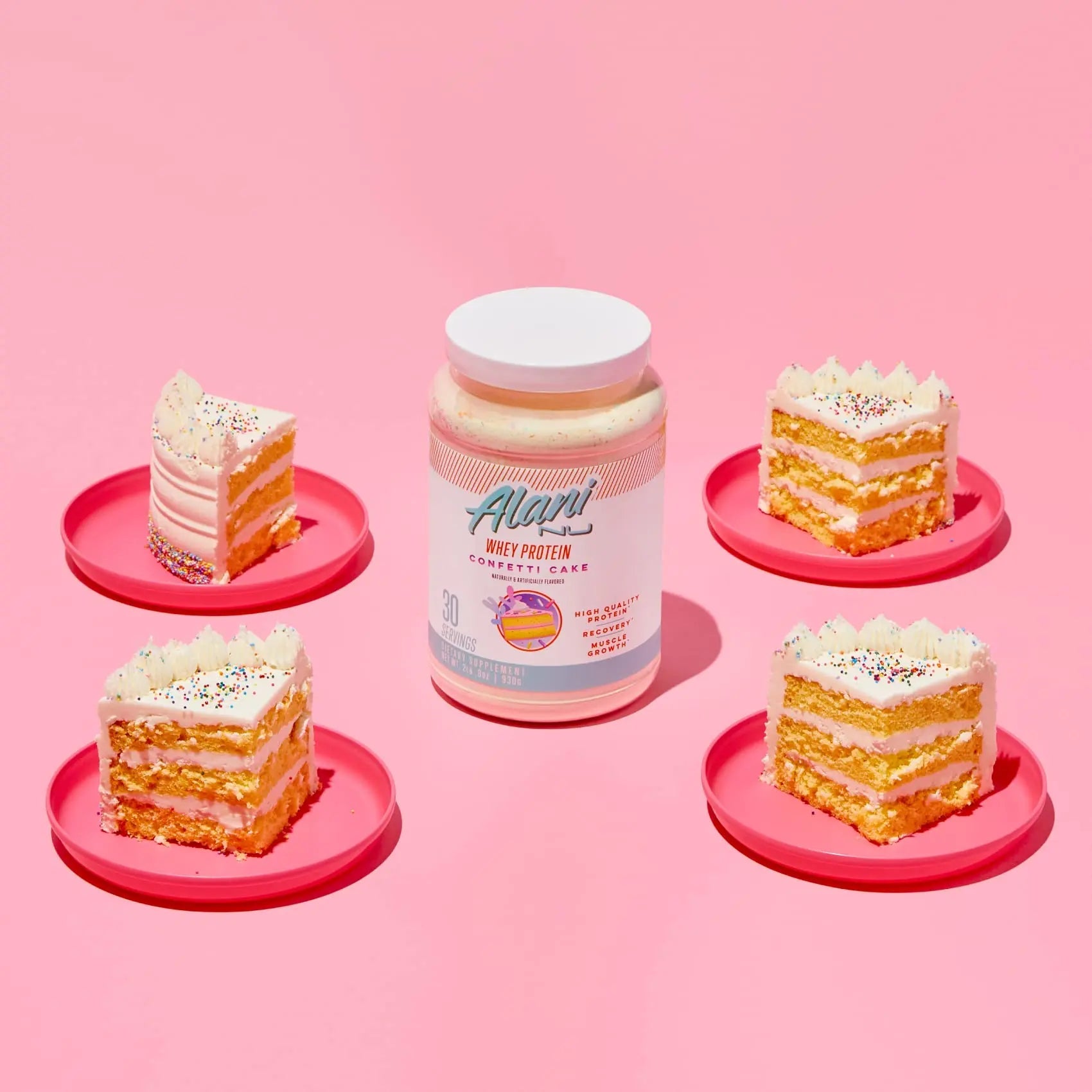 Alani Nu Whey Protein Powder Confetti Cake | 23g Protein with Low Sugar & Digestive Enzymes Alani Nu Au supplements