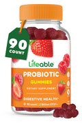 Lifeable Probiotics Gummies | 2 Billion CFU | Great Tasting Probiotic Gummies for Women | Probiotic Gummy for Gut Health and Immune Support