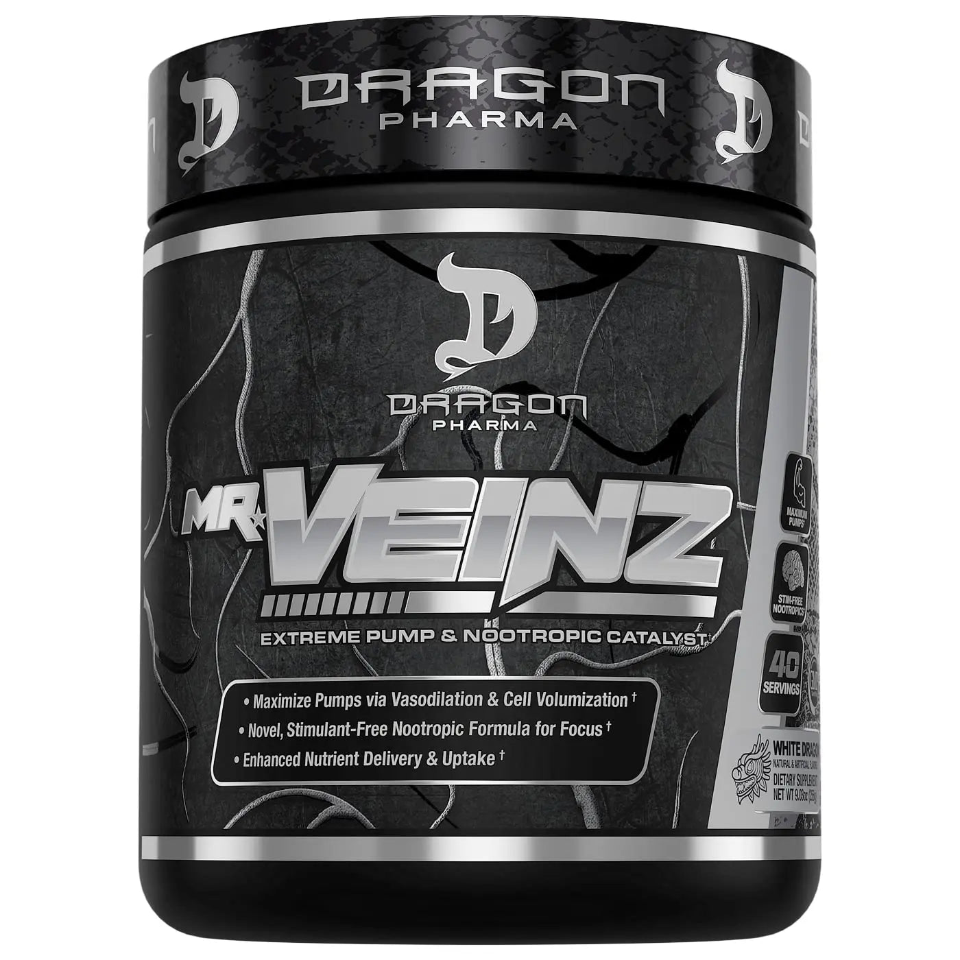 DRAGON PHARMA Mr. Veinz Stim Free Pre-Workout, Extreme Pump & Nootropic Catalyst DRAGON PHARMA Au supplements