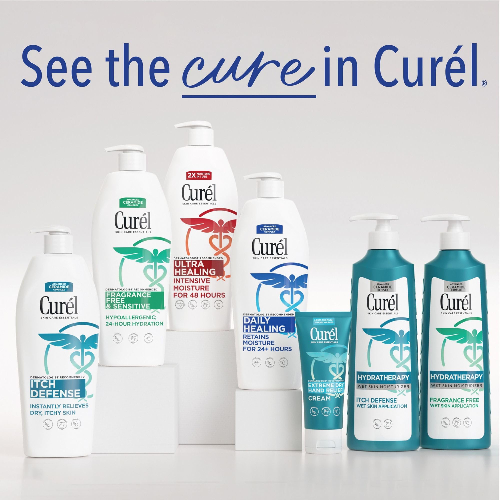 Curel Ultra Healing Intensive Fragrance-Free Lotion For Extra-Dry Skin, Dermatologist Recommended, Ideal for Sensitive Skin