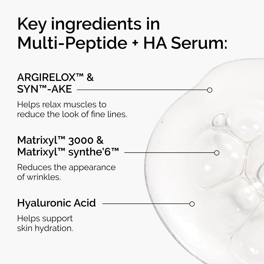 The Ordinary Multi-Peptide + Hyaluronic Acid, Anti-Aging Peptide Serum for Crow’s Feet