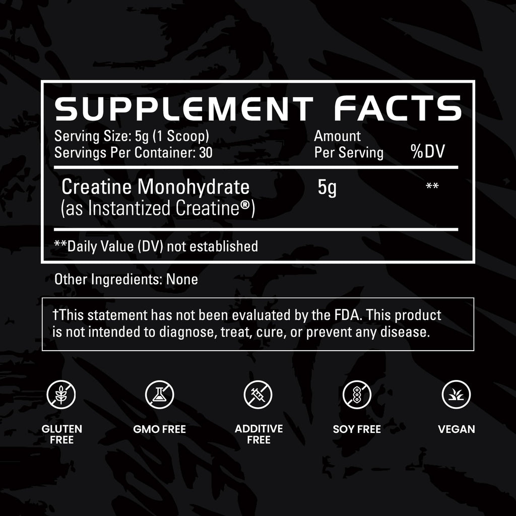 Gains in Bulk Instantized Creatine Monohydrate for Men & Women, Soluble Creatine Powder, Supports Muscle Building, Strength and Performance