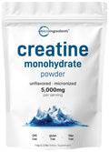 Creatine Monohydrate Powder 1 kg (2.2 Lbs), 5000mg Per Serv, Micronized Creatine Powder, Unflavored, Pure, No Filler, Keto & Vegan Friendly, Easy Dissolve Pre Workout Creatine for Women and Men Micro Ingredients Au supplements