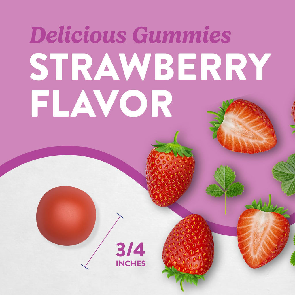 Nature's Truth Collagen Peptide Gummies for Women | 60 Count Type 1 and 3 | Strawberry Flavor