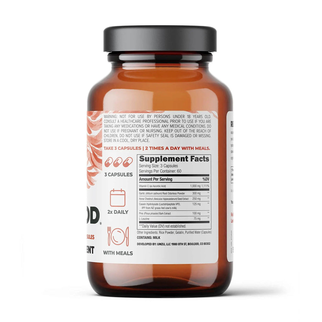 UMZU Redwood - Supports Nitric Oxide & Healthy Blood Flow - Blend of Vitamins & Herbal UMZU Au supplements