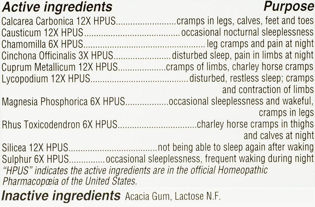 Hyland's Leg Cramps PM Tablets 50 ea 50 Count (Pack of 2) Hyland's Au supplements