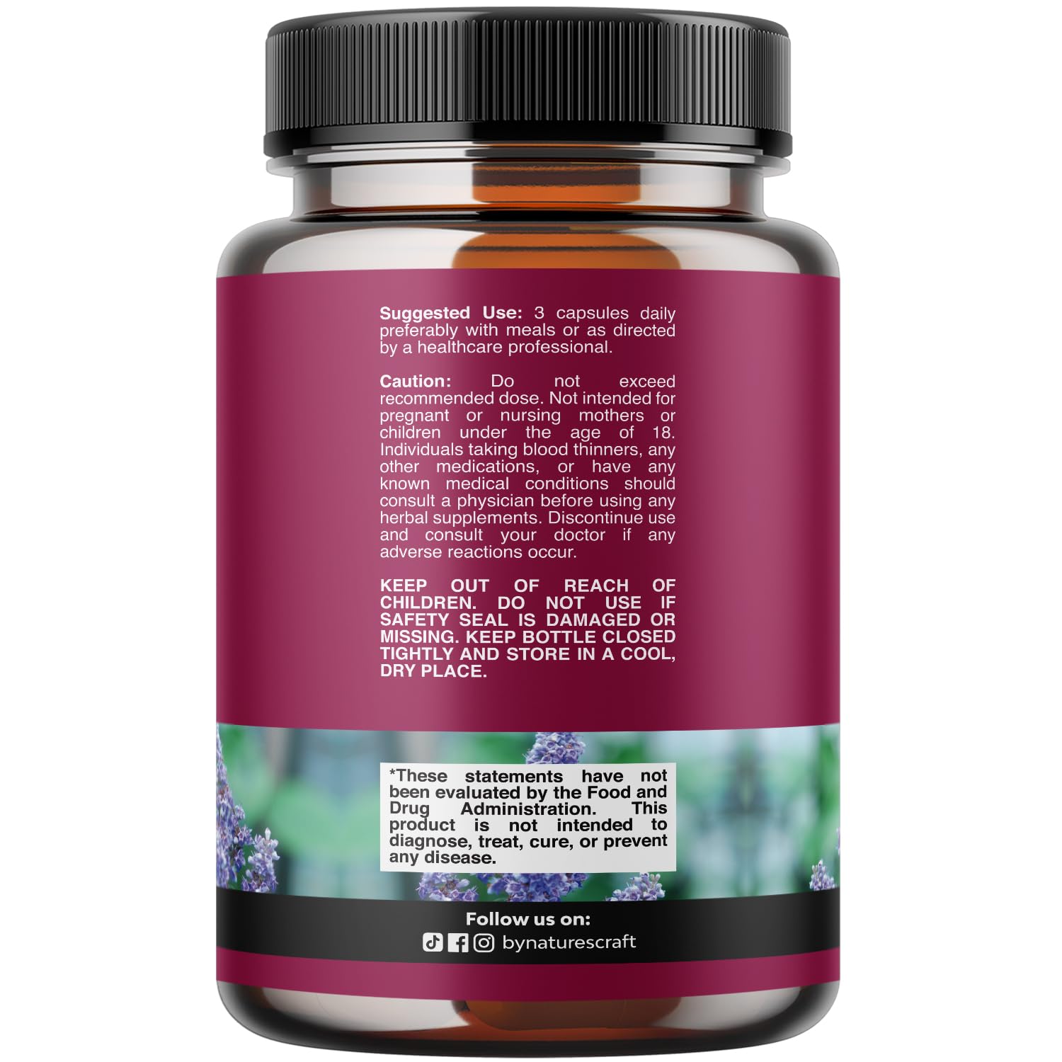 Complete Herbal Menopause Supplement for Women - Soy Free Female Hormone Balance Capsules for Night Sweats Hot Flashes & Mood Swings with Dong Quai, Chaste Berry & Black Cohosh Root - 75 Count Natures Craft Au supplements