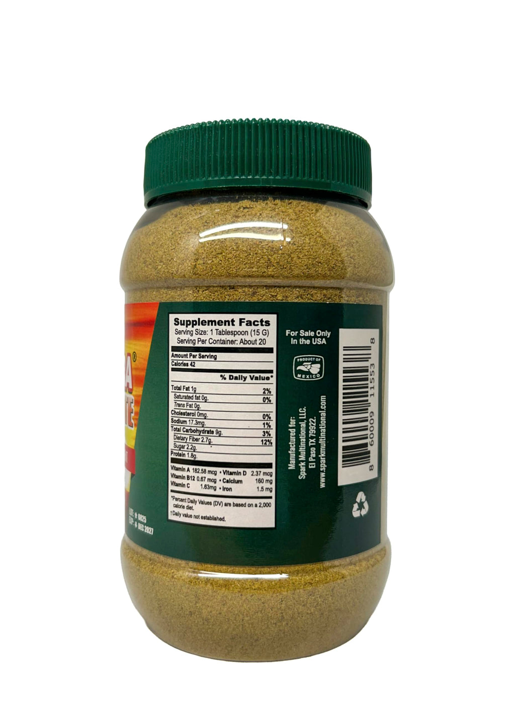 Simifibra Forte MX Dietary Fiber Supplement Powder 300g - Supports Digestive Health and Weight Management | Suplemento de Fibra Dietética en Polvo, 300g