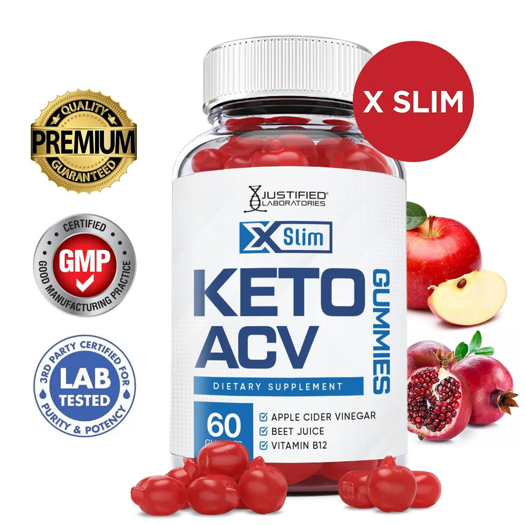 Justified Laboratories (3 Pack X Slim Keto ACV Gummies 1000MG Xslim Vegan Non GMO Justified Laboratories Au supplements