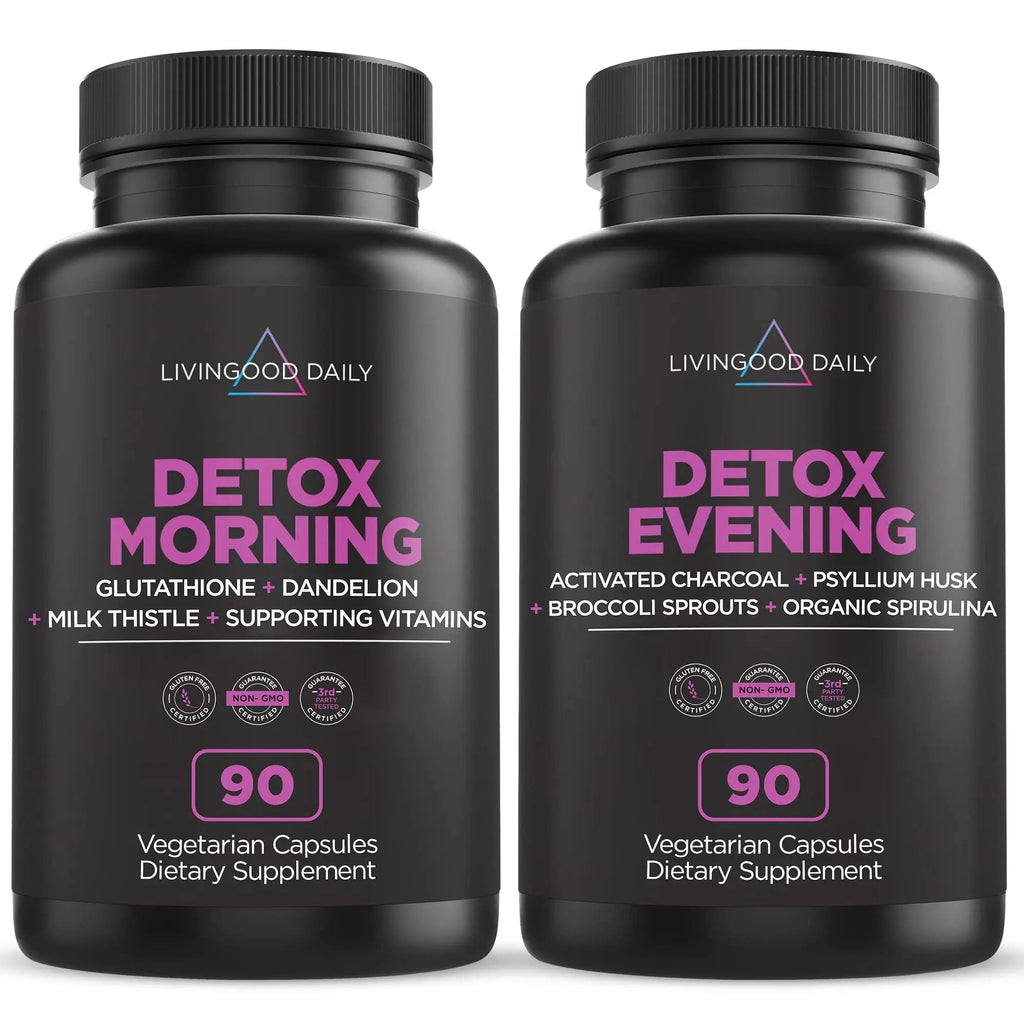 Livingood Daily Detox Pills - Full Body Detox Cleanse for Women & Men with Milk Thistle Livingood Daily Au supplements
