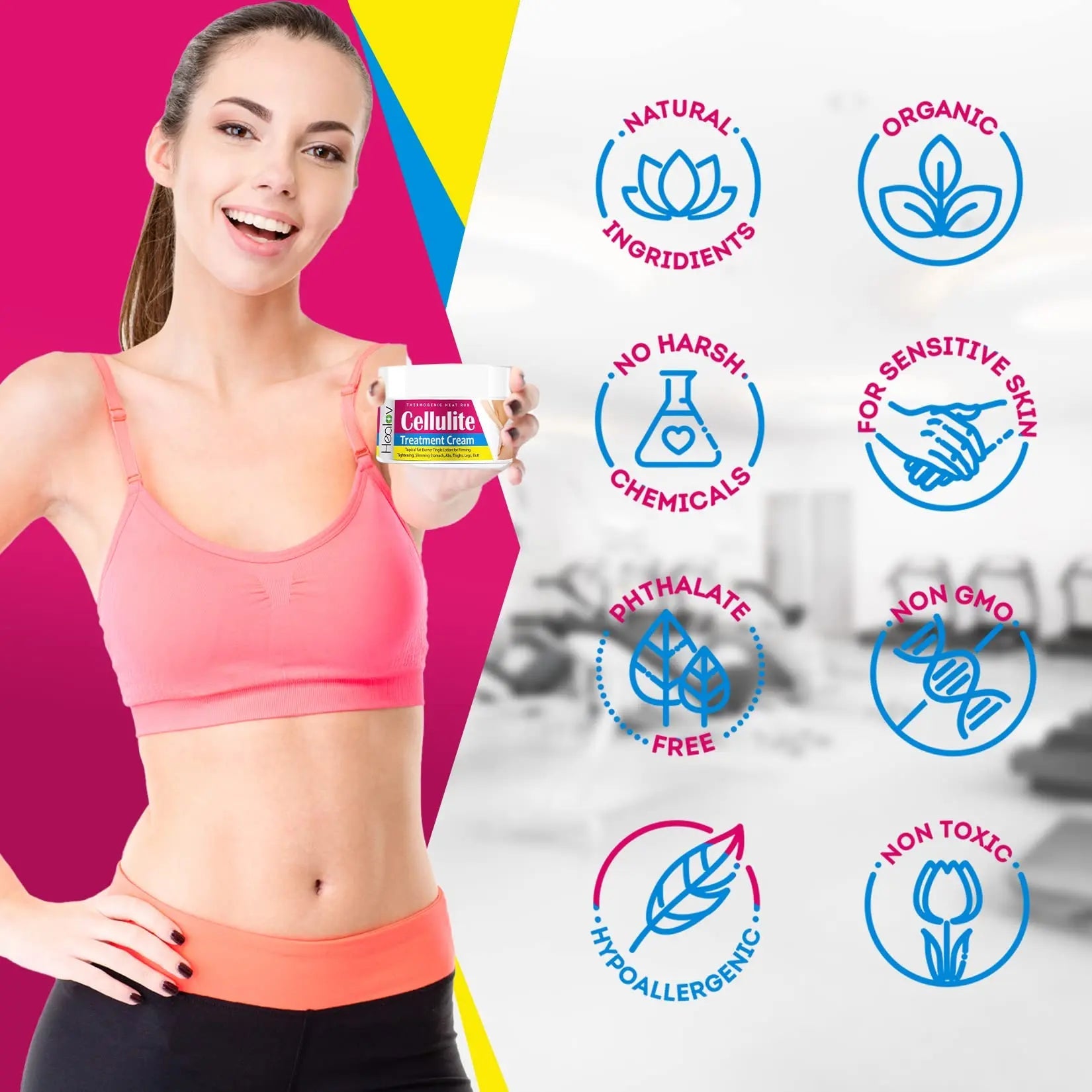 Slimming Hot Cream Fat Burner for Tummy - Skin Tightening Cream for Stomach Fat & Cellulite Healov Au supplements