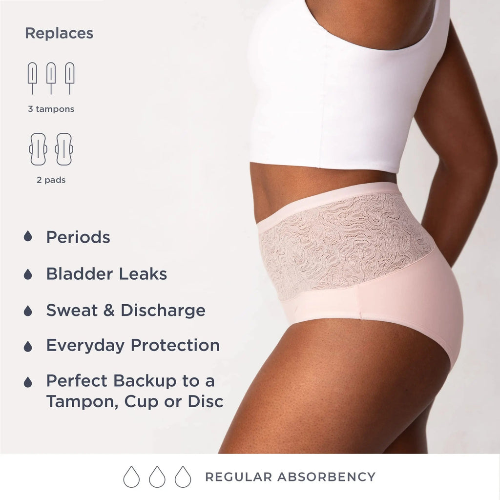 saalt Reusable Period Underwear - Comfortable, Thin, and Keeps You Dry from All Leaks saalt Au supplements