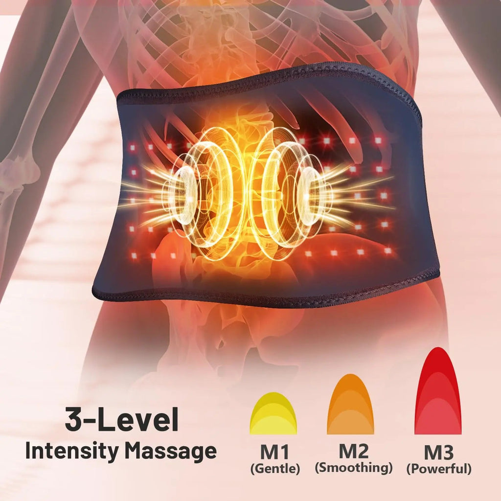 ROMISA Red Light Therapy Belt - Infrared Light Therapy Vibration Rechargeable 660nm&850nm ROMISA Au supplements