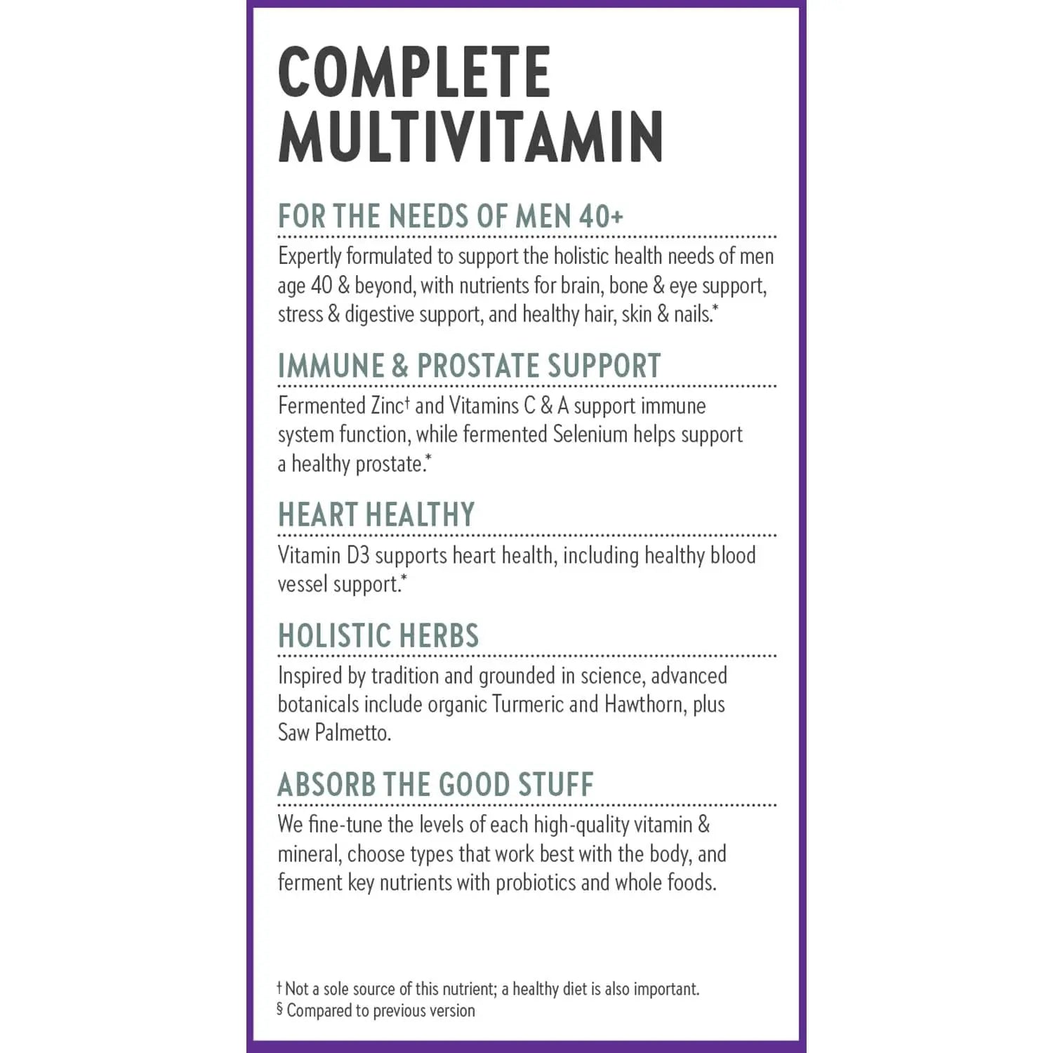 New Chapter Men’s Multivitamin 40+, Extra B6 & B12, D3, Vitamin C & Zinc, Immune, Heart, Cellular Energy, and Brain Health New Chapter Au supplements