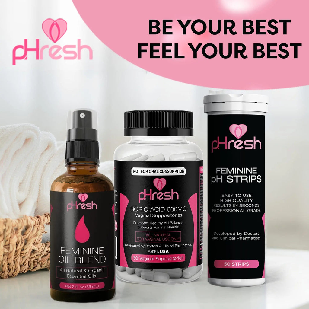 pHresh Feminine Spray - 100% All Natural Yoni Oil for Women - with Tea Tree, Lemongrass, Orange Essential Oils ACE NUTRITION Au supplements