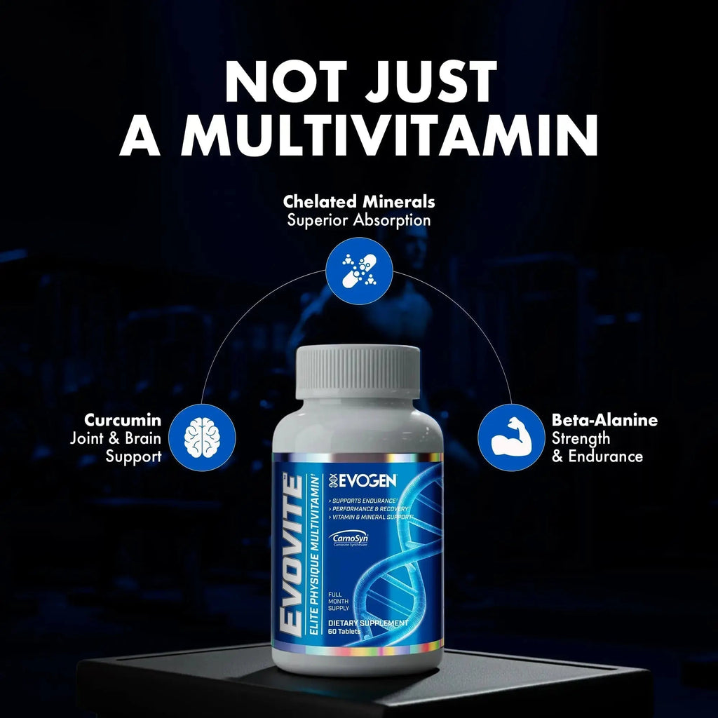 Evogen Evovite - Elite Physique Multivitamin for Women & Men | Advanced Formula for Endurance, Recovery, & Joint Health | Evogen Au supplements