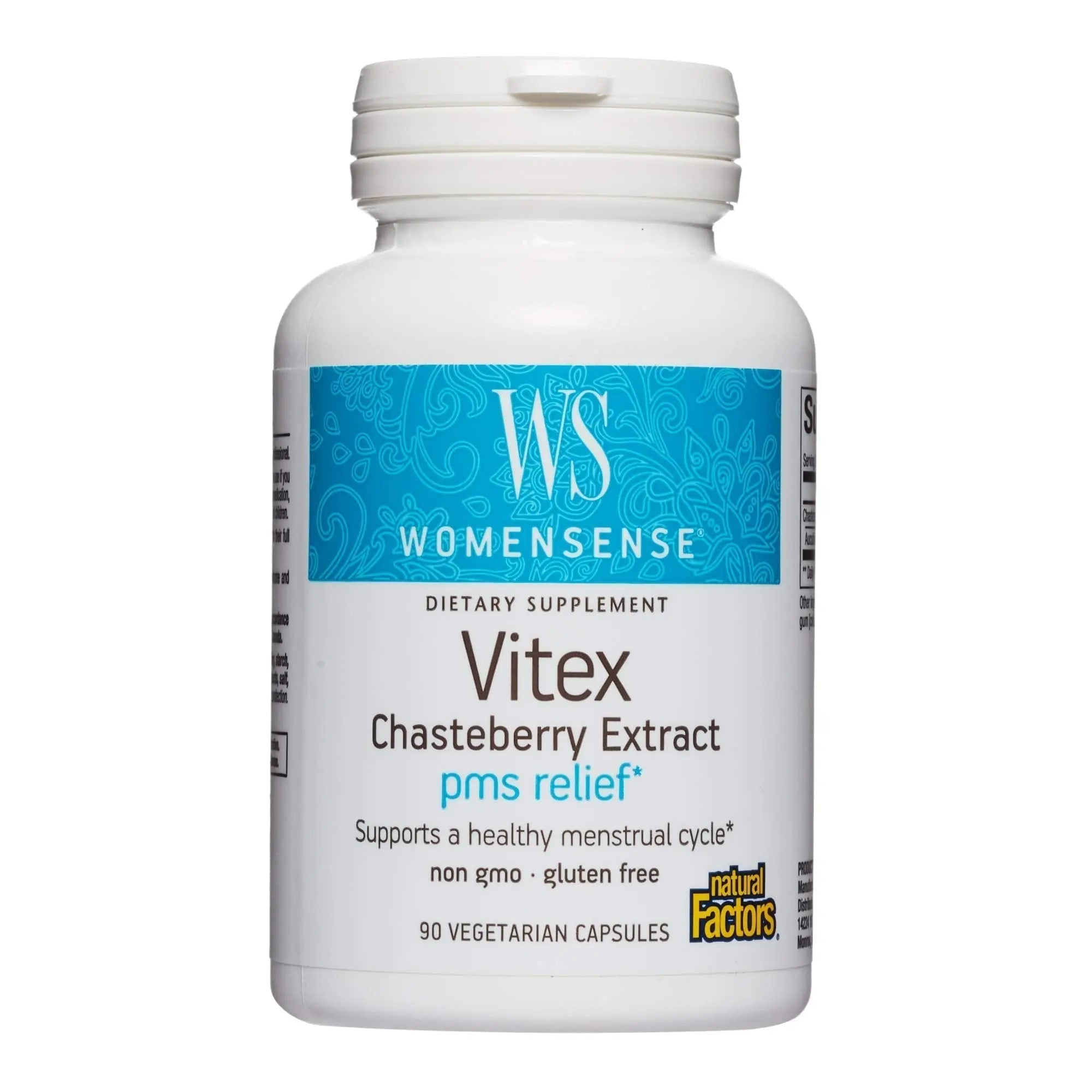 WomenSense by Natural Factors, Vitex Chasteberry Extract, Helps Sooth Symptoms of PMS and Menopause Natural Factors Au supplements