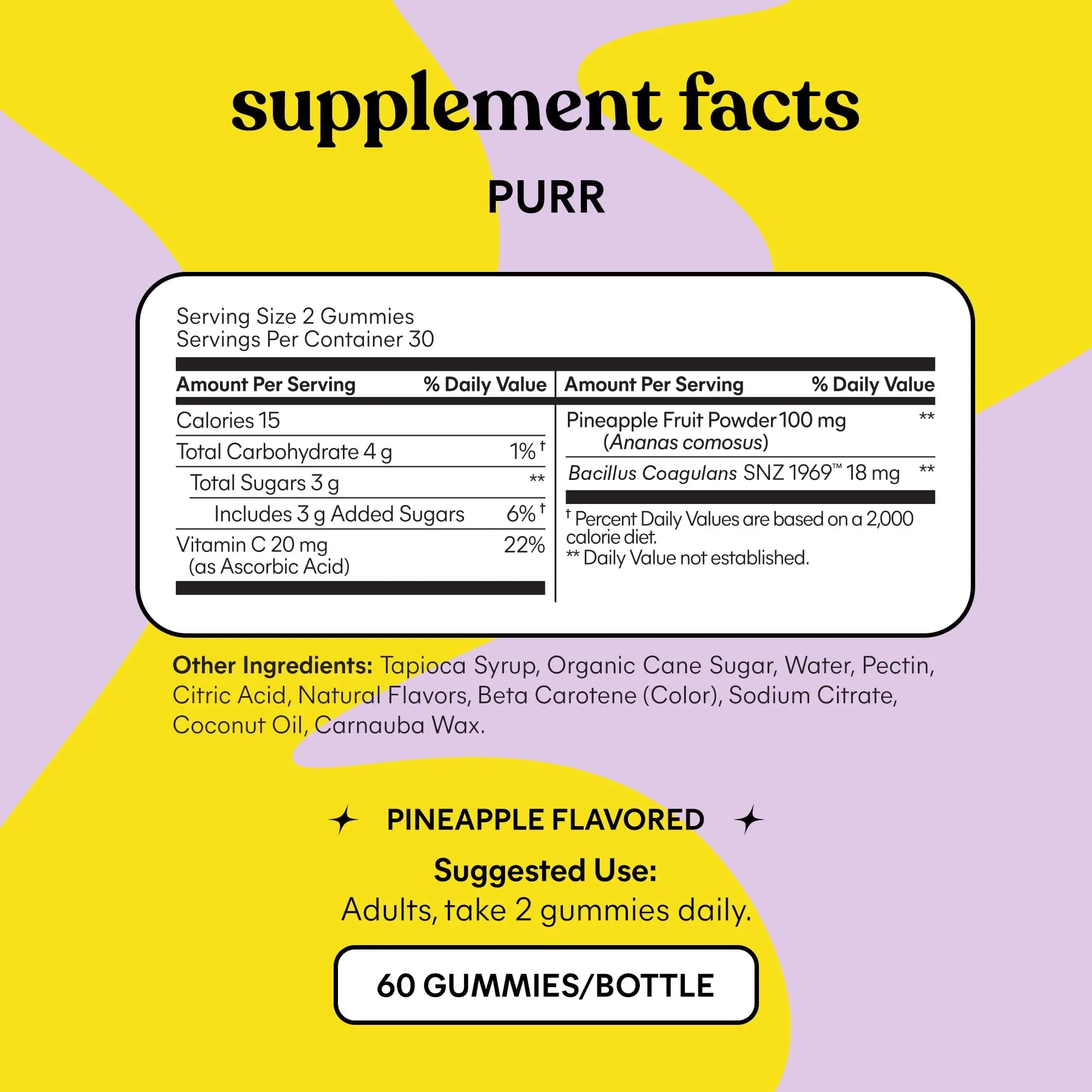 Lemme Purr Vaginal Probiotic Gummies for Women - Balanced pH, Healthy Odor, Yeast Balance & Flora Support Lemme Au supplements