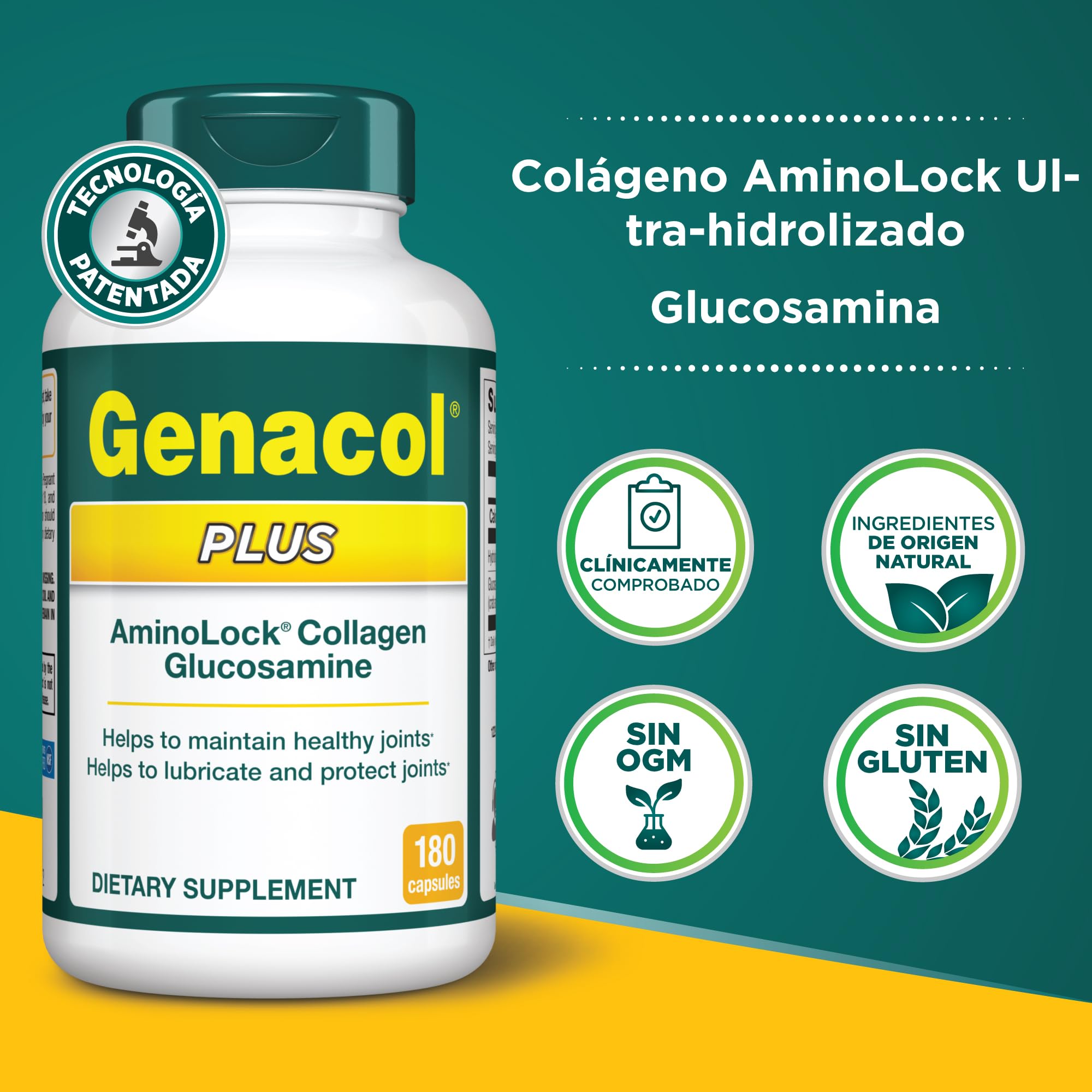 Genacol Plus – Glucosamine and Collagen Joint Supplement, Lubricates, Protects and Maintains Heathy Joints, Relieves Joint Discomfort Plus, 180 Capsules (60-Day Supply) Genacol Au supplements