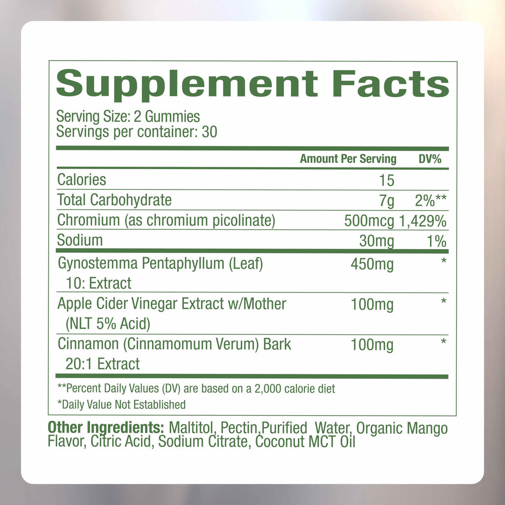 Plant People WonderBurn Metabolism & Cravings Control Gummies, Zero Sugar, Ripe Mango Flavor (60 Count)