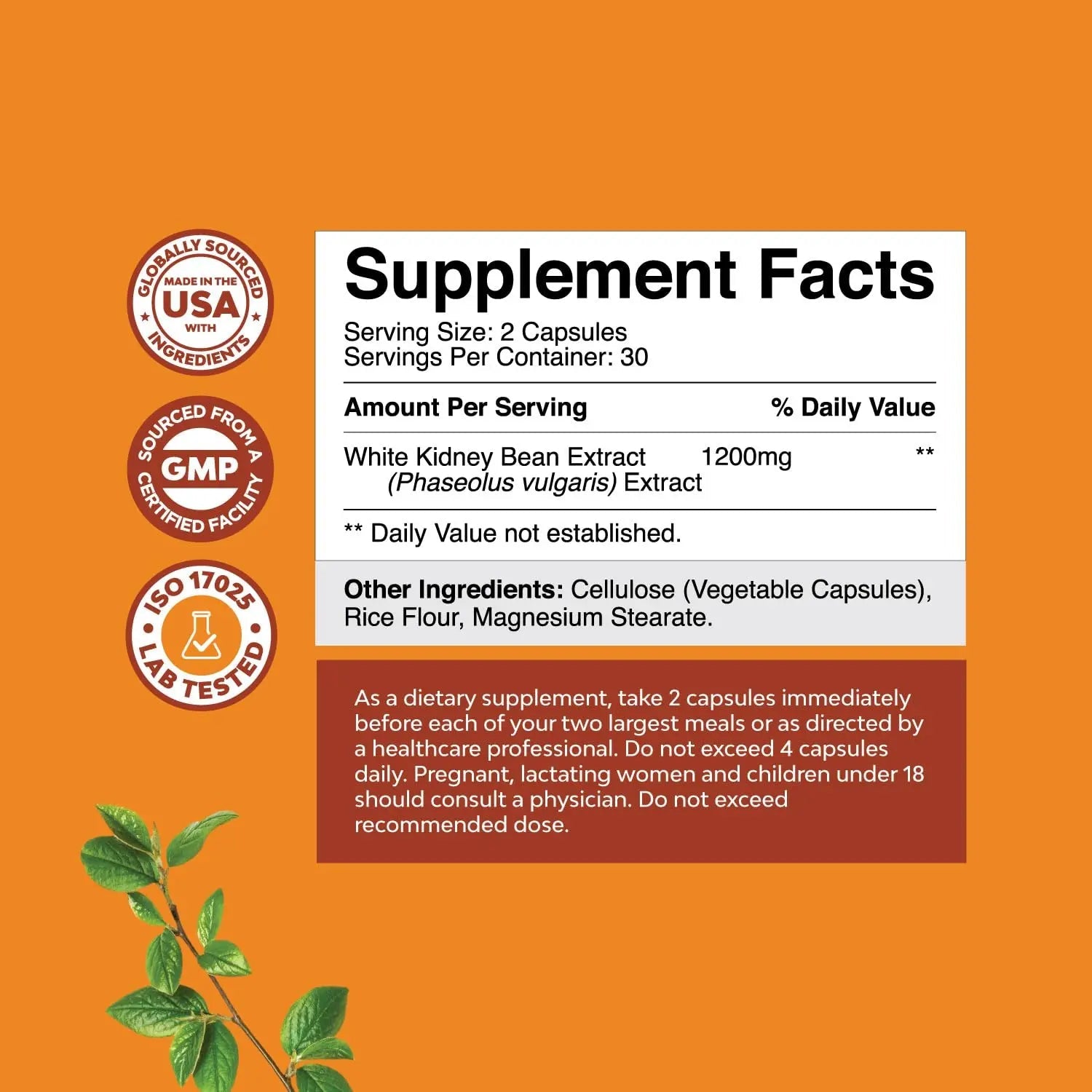Natural White Kidney Bean Extract - White Kidney Bean Energy Booster AMPK Activator Natures Craft Au supplements