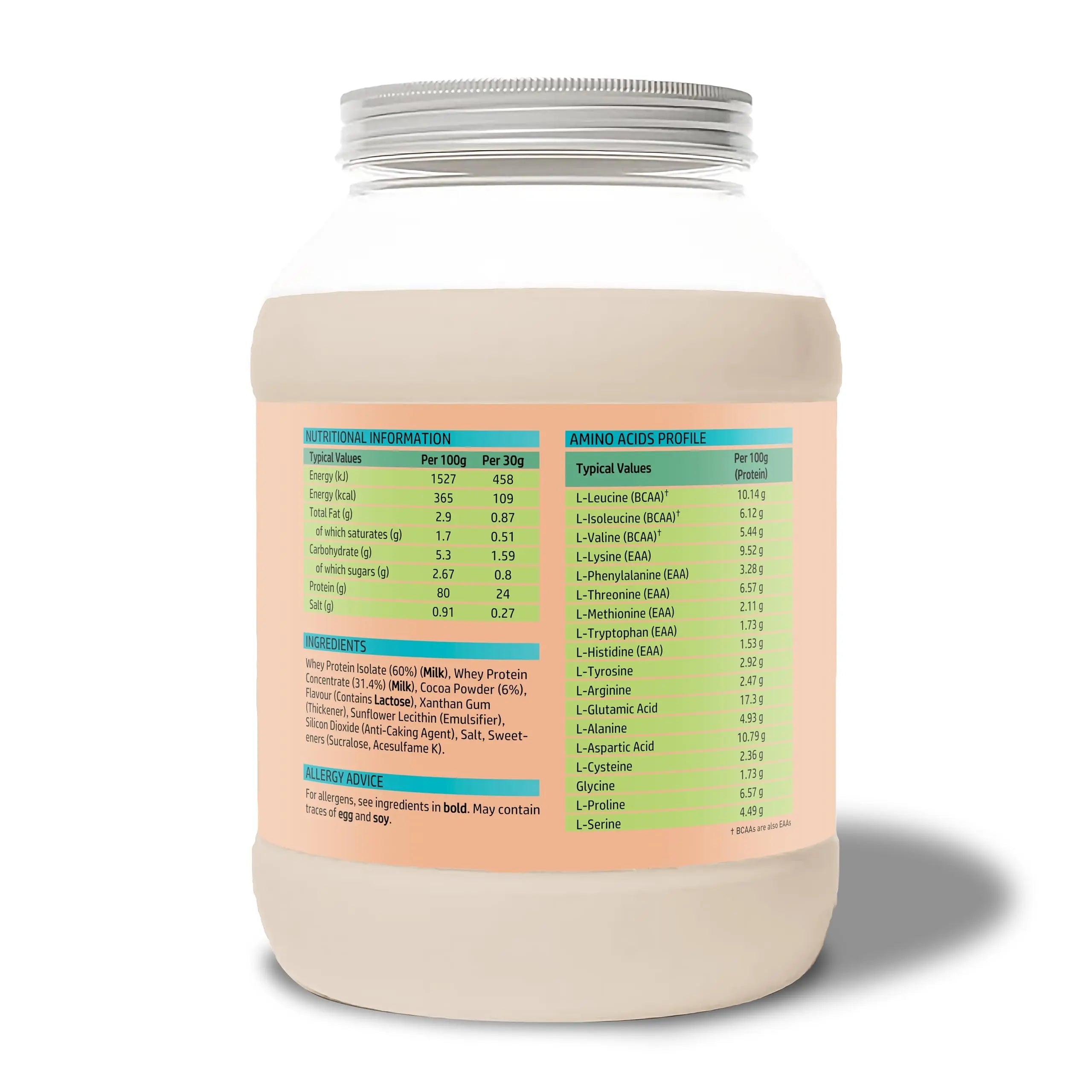 NutriVolv Whey Protein Isolate & Concentrate Powder | Milk Chocolate Flavour 900g NutriVolv Au supplements