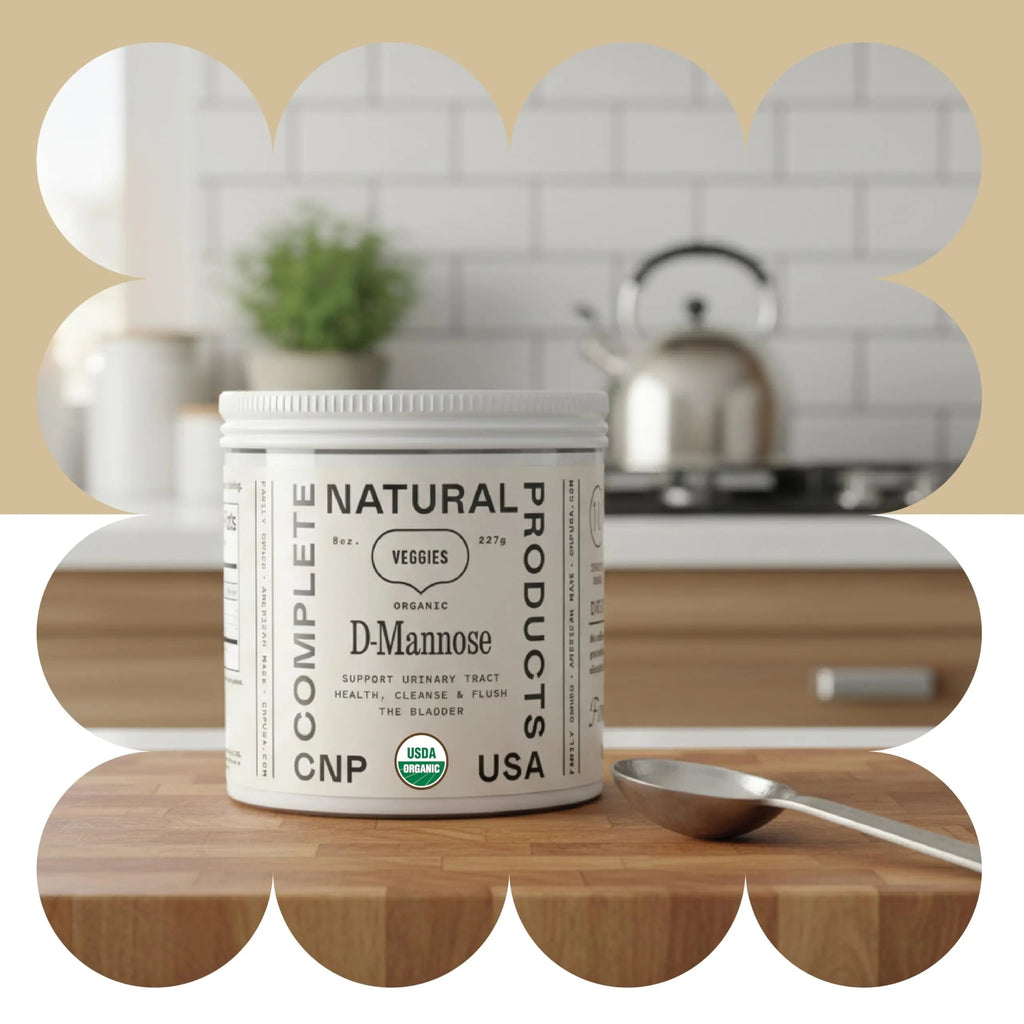 CNP Organic D Mannose Powder 2000mg - Powder D Mannose Supplement for UTI Support, Pure D-Mannose Powder from Guar Beans, Vegan Non GMO Clean Formula, Bladder Urinary Tract Health Supplement Use Complete Natural Products Au supplements